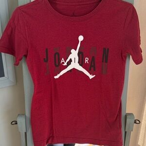 Jordan Kids Red Graphic Tee